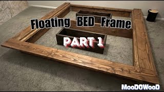 How To Build A Floating Bed DIY [upl. by Enetsirhc]