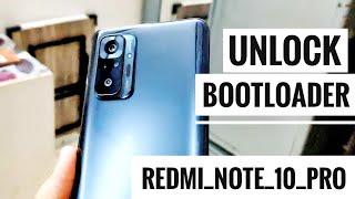 How To Unlock Bootloader in Redmi Note 10 Pro  Pro Max 🔥🔥🔥🔥 [upl. by Eidson]