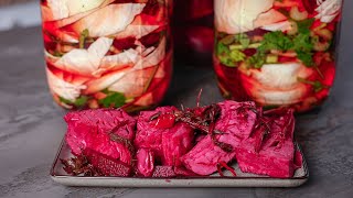 ОЧЕНЬ ЛЕГКИЙ и ВКУСНЫЙ рецепт капусты погрузински Квашеная капуста со свеклой Соленье из капусты [upl. by Krys]