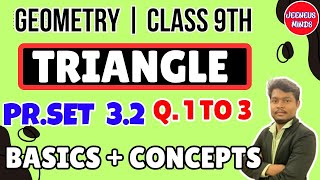 TriangleClass 9GeometryBy Suraj SirPrSet 32maharashtra boardjeeneus minds class9thgeometry [upl. by Eriam]