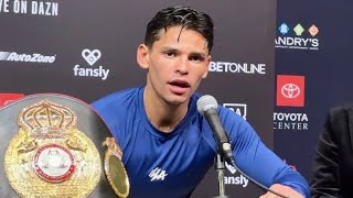 Ryan Garcia CALLS OUT Rolly Romero in first words after KO win over Duarte POST FIGHT [upl. by Newo204]