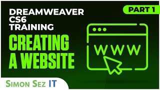 Dreamweaver CS6 Tutorial Creating a Website  Part 1 [upl. by Kussell792]
