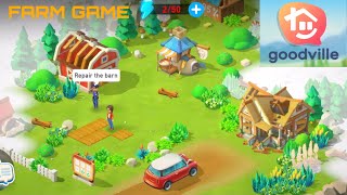 GOODVILLE FARM GAME ADVENTURE  iOS  Global  First Gameplay  iPhone 11 Pro Max [upl. by Attelahs]