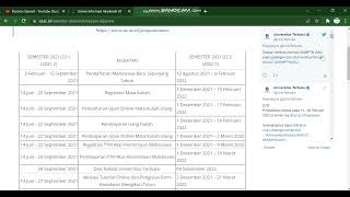 CARA CETAK KALENDER AKADEMIK UNIVERSITAS TERBUKA 2022 [upl. by Riedel]