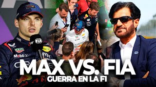 La GUERRA entre VERSTAPPEN y la FIA  Los PILOTOS EXPLOTAN CONTRA SULAYEM [upl. by Dorotea931]