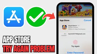 How To Fix App Store Try Again Problem  How To Fix Touch Not Working On App Store [upl. by Naid917]