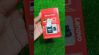 Lenovo 64GB Memory Card 🖤 Unboxing shorts viral lenovo [upl. by Nylisoj]