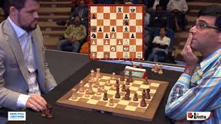 The most complicated Carlsen vs Anand encounter [upl. by Cyna]