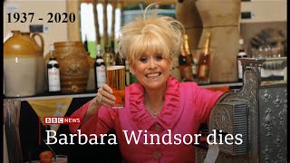 Barbara Windsor passes away 1937  2020 UK  BBC News  11th December 2020 [upl. by Gervase]