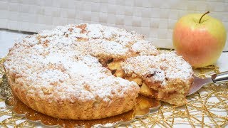 TORTA DI MELE E MARMELLATA CON FROLLA AGLI AMARETTI [upl. by Forras382]