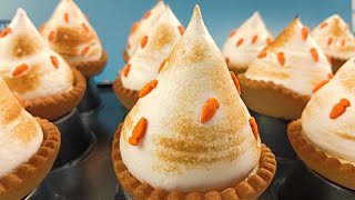 How to make Carrot Meringue Tarts with Lemon Curd Cream for Easter [upl. by Nahseez875]