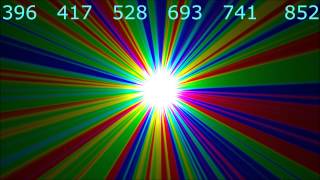 six in one solfeggio 396 417 528 639 741 852  theta beats [upl. by Jayme812]