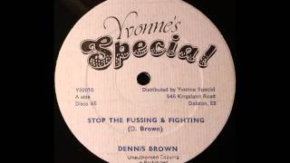 DENNIS BROWN  Stop The Fussing amp Fighting 1978 [upl. by Salina]