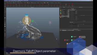 RealFlow 10 Falloff Object Mode Daemon [upl. by Chor307]