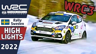 WRC Rally Highlights  Rally Sweden 2022  WRC3 Day 1 [upl. by Liagabba]