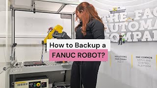 How to backup a FANUC robot by The Robot Queen [upl. by Ettennor]