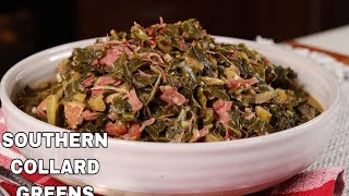 How To Make SOUTHERN Collard Greens  Southern Collard Greens w Smoked Turkey Legs [upl. by Waylan]