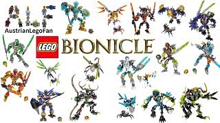 All Lego Bionicle Sets 2016 incl Uniters Creatures Beasts  Lego Speed Build Review [upl. by Raveaux]