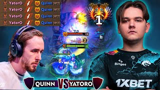 Y A T O R O  ANTI MAGE SICK plays literally TOYS QUINN in a 14 AVG MMR GAME [upl. by Annohs]