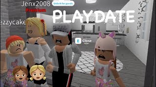 Roblox Bloxburg Baby PlayDate Routine [upl. by Mauri]