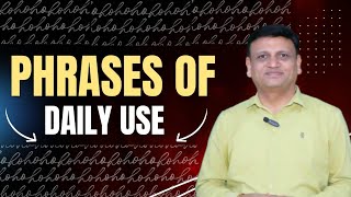 Phrases of Daily use  English By Wadhwa Sir [upl. by Yenffit]