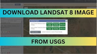 HOW TO DOWNLOAD LANDSAT 8  USGS EARTHEXPLORER [upl. by Atsillak653]