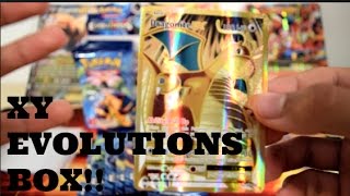 Best Pokemon XY Evolutions Booster Box  Dragonite Ex Full Art  Part 1 [upl. by Press]