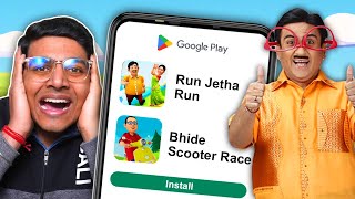 I Tried Official TMKOC Games On PlayStore 😱 [upl. by Ecinhoj]