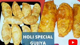 Holi Special Gujiya  without Mawa खस्ता गुजिया  Gondwe laddu  how to make gujiya  festival sweet [upl. by Sisak151]