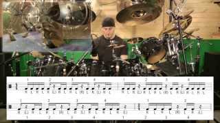 Drum Lesson Kevan Roy Metric ModulationPolyrhythmic kick drum pattern [upl. by Nalek]