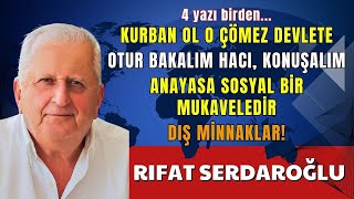 KURBAN OL O ÇÖMEZ DEVLETE  RIFAT SERDAROĞLU  SESLİ KÖŞE YAZISI SESLİ KÖŞE SESLİ GEZETE MAKALE [upl. by Petrick]