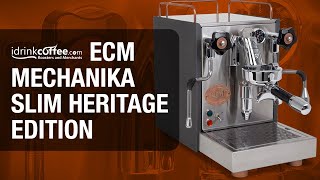 ECM Mechanika Heritage Espresso Machine [upl. by Eiramave]