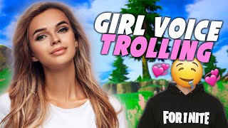 Girl Voice Trolling A Simp In Fortnite 😂 [upl. by Wiley]