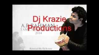 Dj Krazie  AR Rahman Special Tamil Remix [upl. by Enahpad]