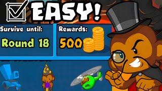 Professor Evil Today Easy Challenge BTD Battles [upl. by Yelats697]