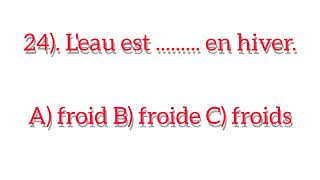 French Quiz Adjectifs Français  Think you know your adjectives Take this quiz [upl. by Herrod]