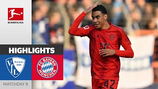 Kane Musiala And Co Shine  VfL Bochum  FC Bayern München  Highlights  MD 8 Bundesliga 2425 [upl. by Avrit]