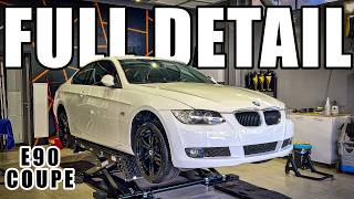 BMW E90 Coupe  Full Exterior Detail [upl. by Annel44]