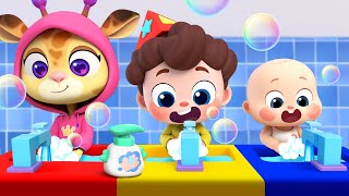 Clean Hands Song  Wash Your Hands  Good Habits Song  Nursery Rhymes amp Kids Songs  BabyBus [upl. by Meekahs]