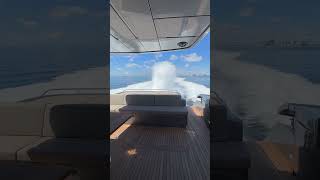 Cruising South Florida onboard this 2023 Pershing 8X  Asking 6500000 [upl. by Eiramyllek]