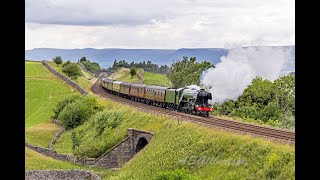 60103 Flying Scotsman hauling The Waverley 9 July 2023 [upl. by Erdeid]