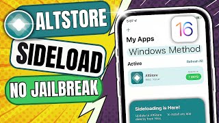 Better than Scarlet iOS   AltStore Sideloading Windows [upl. by Evan]