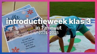 De introductieweek van klas 3 in 1 minuut  2024  2025  Eligant Lyceum [upl. by Weider]