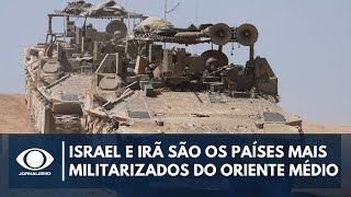 Israel e Irã são os países mais militarizados do Oriente Médio [upl. by Goeselt379]