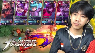 META FULL SKIN KOF MERESAHKAN WARGA LAND OF DAWN  Mobile legends [upl. by Acacia]