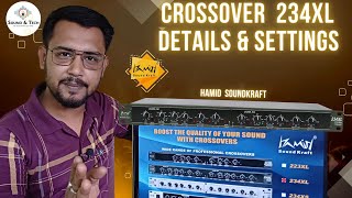 crossover 234 xl settings for dj amp live  hamid soundkraft  Soundamptech [upl. by Douglas]