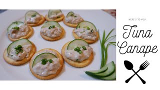 APPETIZER TUNA CANAPE [upl. by Burr]