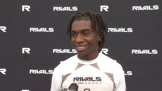 Full interview Bolles receiver Naeem Burroughs at the Rivals 5Star camp [upl. by Tilford]