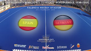 SPAIN Vs GERMANY 24 FEB  Torneo Internacional 4 naciones de Hockey Hierba Valencia [upl. by Blain]