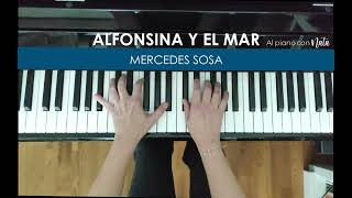 ALFONSINA Y EL MAR Piano Cover y Partitura [upl. by Lainad742]